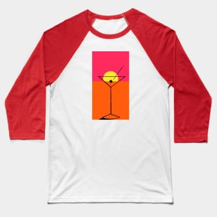 Pop Art Martini 2 Endless Baseball T-Shirt